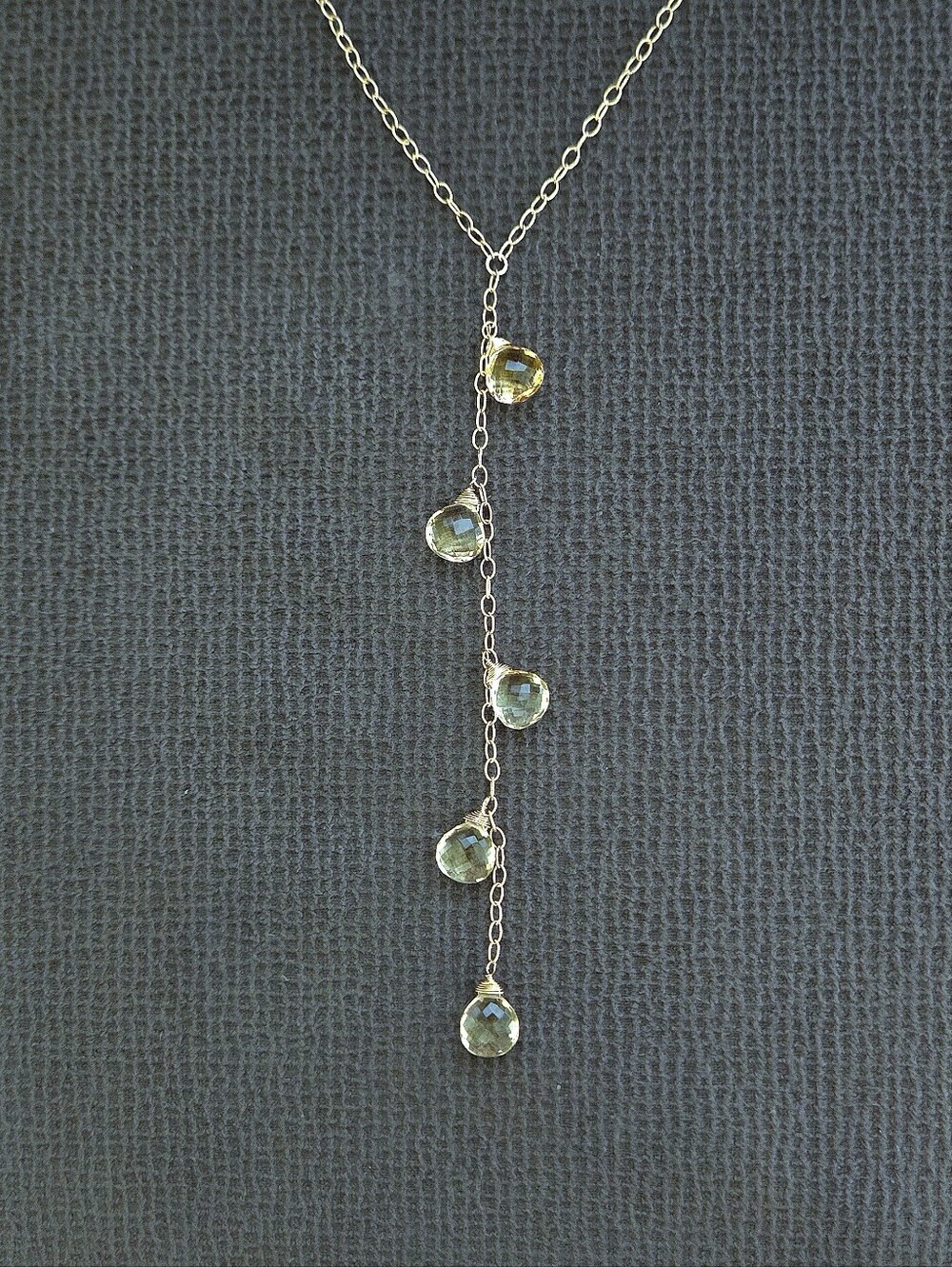 Gold💛 Necklace With Citrine🧡 Gemstones💎 - NWOT - Picture 10 of 16